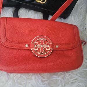 Tory Burch Vibrant Red Crossbody Bag